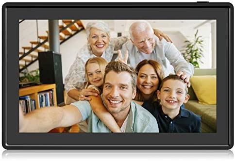 Feelcare 11.6 Inch 16GB WiFi Digital Picture Frame, 2.4GHz and 5GHz Dual Band WiFi, Touch Screen, 1920x1080 IPS LCD Panel, Wall-Mountable, Send Photos or Small Videos from Anywhere(Black)