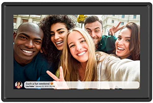 Feelcare 15.6 Inch 16GB WiFi Picture Frame with FHD 1920x1080 IPS Display,Touch Screen,Send Photos or Small Videos from Anywhere in The World, Wall Mountable, Portrait and Landscape(Black)