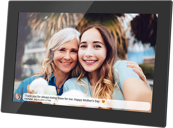 Feelcare Digital WiFi Picture Frame 10 inch, Send Photos or Videos from Anywhere, 16GB Storage,1280x800 IPS HD Display,Touchscreen for Easy Navigation