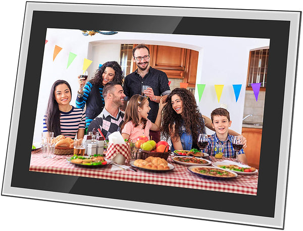 Feelcare Digital WiFi Picture Frame 10 inch, Send Photos or Videos from Anywhere, 5GHZ WiFi,16GB Storage,1920x1200 IPS FHD Display,Touchscreen for Easy Navigation